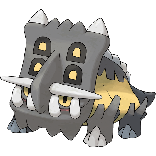 ⭐Bastiodon {{{Rock}}} Rock / {{{Steel}}} Steel