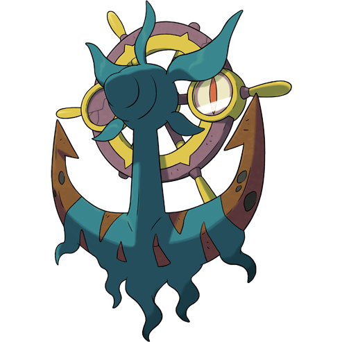 Dhelmise {{{Ghost}}} Ghost / {{{Grass}}} Grass