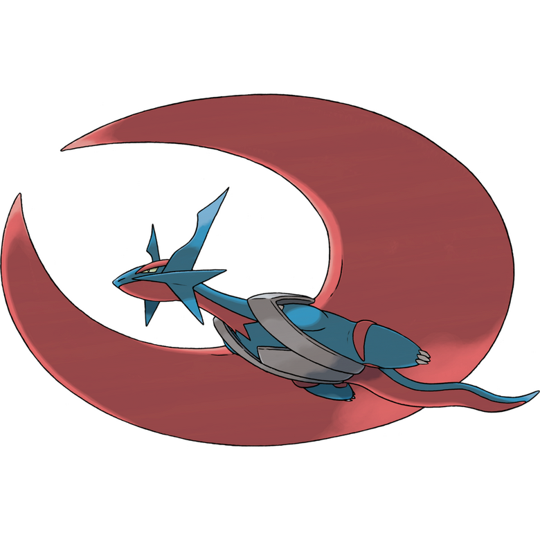 Mega Salamence {{{Dragon}}} Dragon / {{{Flying}}} Flying