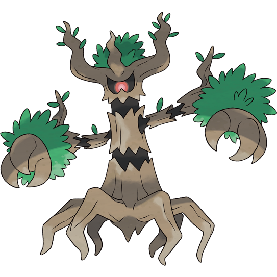 Trevenant {{{Ghost}}} Ghost / {{{Grass}}} Grass