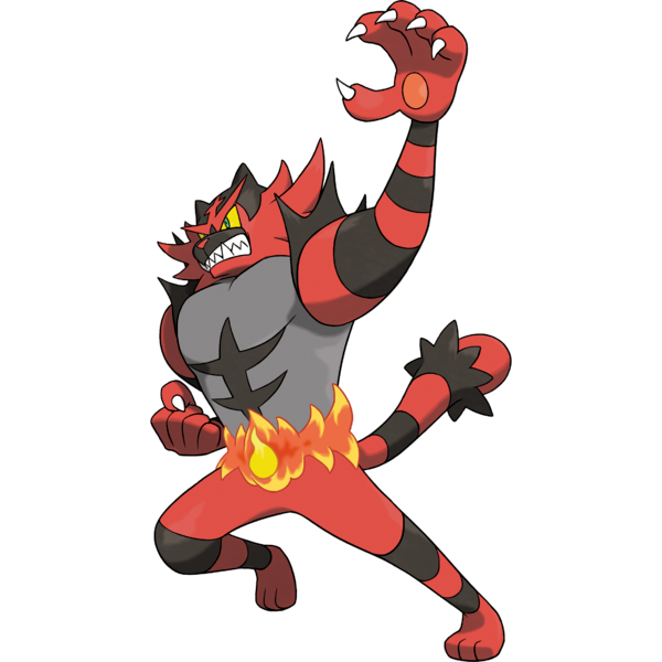 Incineroar - Fire / Dark