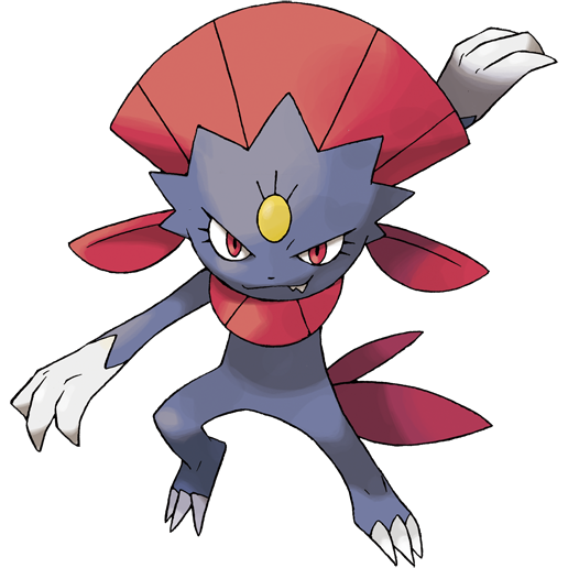 Weavile {{{Dark}}} Dark / {{{Ice}}} Ice