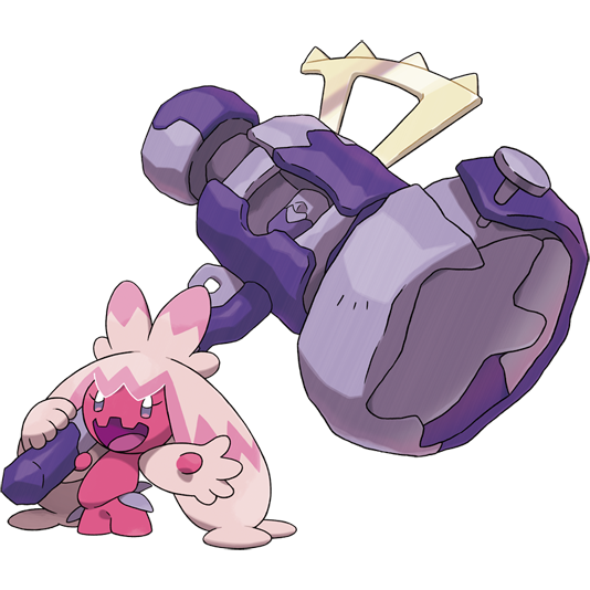 Tinkaton {{{Fairy}}} Fairy / {{{Steel}}} Steel