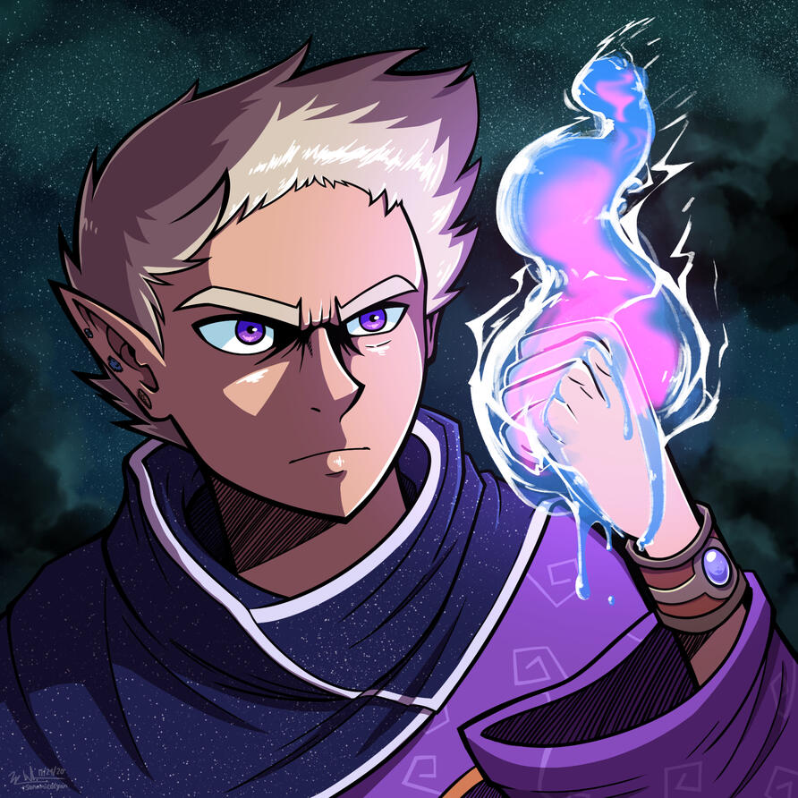 Opus wielding cosmic magic. ✦ Done by TsunamiCoRyan