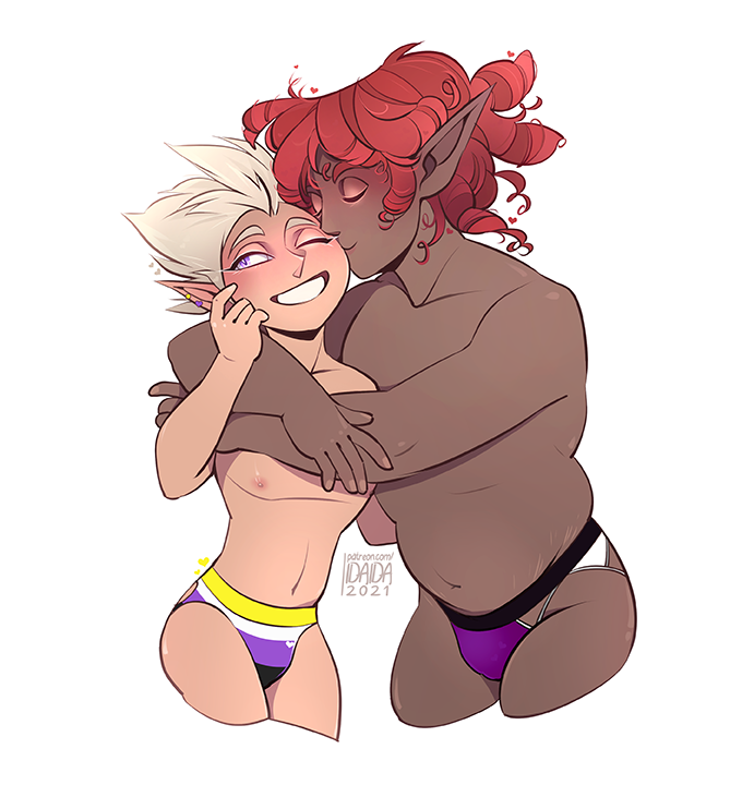 Opus & Osprey at Pride. ✦ Done by IdaIda