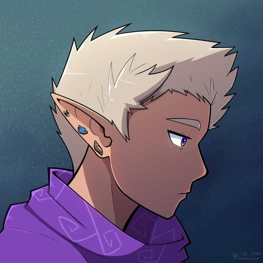 Opus having crafted earrings to memorialize their late friends The Wanderers. ✦ Done by TsunamiCoRyan