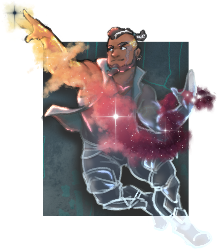 Ákos casts a spell from invisibility. ✦ Collab w/ Cyan