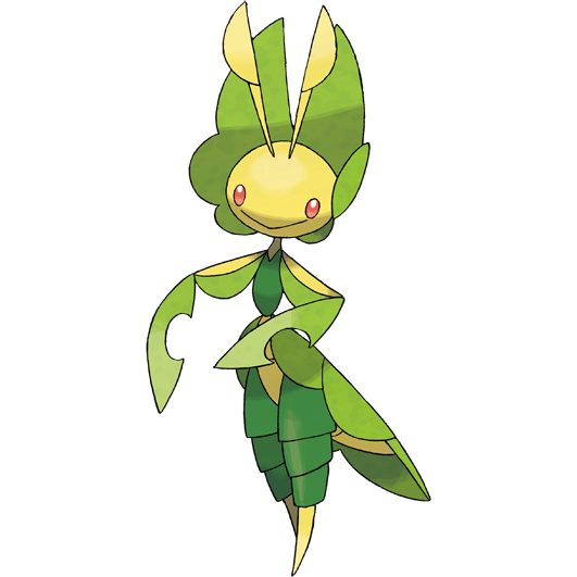 Leavanny {{{Bug}}} Bug / {{{Grass}}} Grass