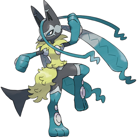 Mega Lucario Z {{{Fighting}}} Fighting / {{{Steel}}} Steel